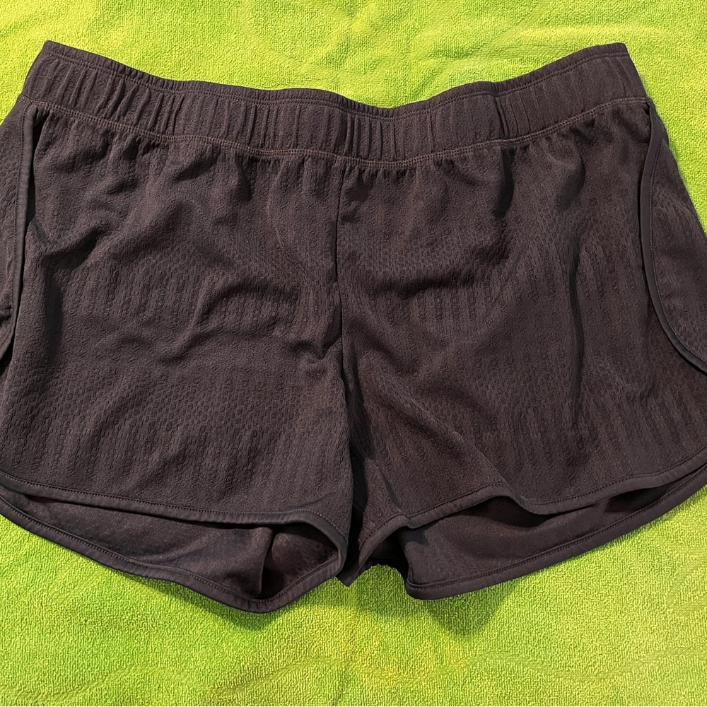 ❤️3/$10 Athletic Works Navy Athletic Shorts Lightweight Moisture-Wicking